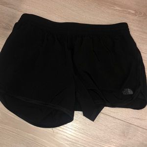 Size large NorthFace shorts. Black. Lining cut out